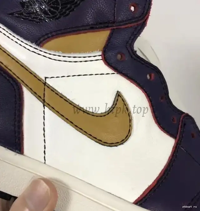 PK Lakers Air Purple-Gold Ready 1 Retro SB God Jordan Nike ship High Chicago CD6578 2019 OG to 0515